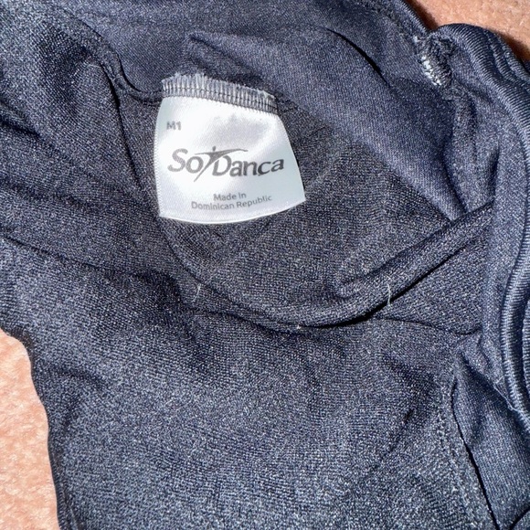 Classic Black Kids Leotard - Picture 2 of 3